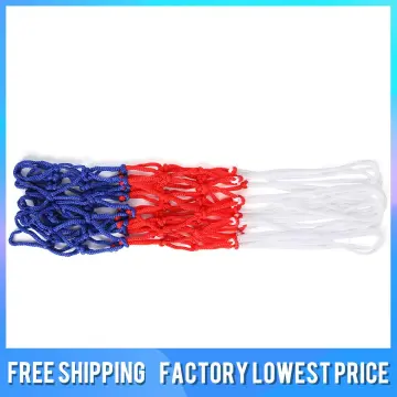 Basketball Net All-Weather Basketball Net Red+White+Blue Tri