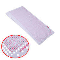 LETAOSK 10Pcs Blank Punch Card 24เย็บเหมาะสำหรับ Brother Singer เครื่องถัก KH836 KH860 SK260 SK280