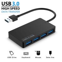 [HOT HAIXWLXKWW 589] USB Hub 3.0 4พอร์ต Type C HUB สายเคเบิลข้อมูลความเร็วสูงแปลงอะแดปเตอร์สนับสนุนระบบปลั๊กและอะแดปเตอร์