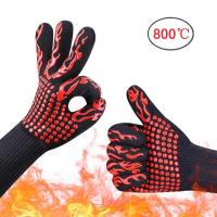 ทนความร้อนได้500/800องศาเตาอบไมโครเวฟ1ชิ้น Q Mittens S Aramid S เตาอบทำอาหารอบครัว