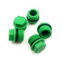 【cw】 5Pcs/lot 1/2 quot; Pipe Fitting Plugs Male Thread End Cap Plug with Gasket