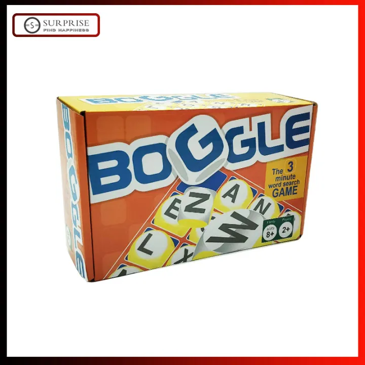 【Ready Stock】Board Game Scrabble Boggle The 3 Minute Word Search Game ...