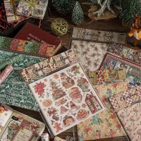 ♀卍☬ Yoofun 10pcs/pack Merry Christmas Paper Stickers Tree Gifts Sant Claus Cartoon Sticker Card Scrapbooking Journaling