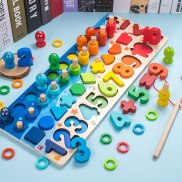D D giáo dục phong cách Montessori đồ chơi bằng gỗ Cho Ván trượt trẻ em Từ