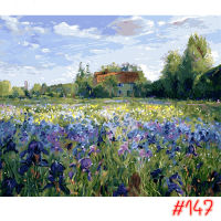 147 ? ขึงเฟรมไม้ ? พร้อมส่ง 40x50cm. DIY Paint Number รูปวาด ของขวัญ ภาพวาด ระบายสี สีน้ำมัน ระบายสีตามตัวเลข ตกแต่งผนัง