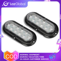 2ชิ้น6 "รถเทรลเลอร์ไฟ Led รูปไข่ไฟท้ายไฟ Led 10ดวง IP67กันน้ำท้ายหยุดเบรกอะไหล่ซ่อมไฟสำหรับรถบรรทุก RV