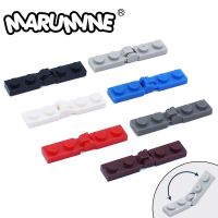 Marumine สร้างบล็อคการเปลี่ยนแปลงแบบจับแผ่นบานพับ1X2 20ชิ้น44302 44301เข้ากันได้กับเทคโนโลยี Moc อิฐอุปกรณ์เสริมชิ้นส่วน DIY