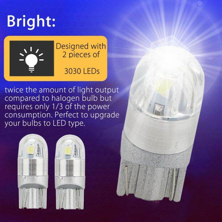 10pcs-6000k-canbus-t10-168-194-w5w-dome-license-side-marker-led-light-bulb-white