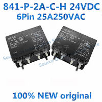 1ชิ้น100 ใหม่24VDC 6Pin 25A250VAC รีเลย์ไฟฟ้า