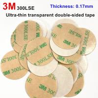 10pcs 3M 300LSE Double Sided Adhesive Sticky Tape For Pop Up Phone Holder Grip Ultra-thin 0.17mm transparent Strong stickiness Adhesives  Tape