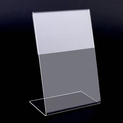 hot！【DT】▫  New 10pcs/lot 6x9cm L Table Sign Price Tag Label Display Paper Promotion Card Holder