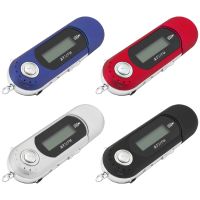 เครื่องเล่นเพลง MP3หน้าจอดิจิตอล LCD รองรับ 32GB TF Card &amp; วิทยุ FM แบบพกพาสาย USB