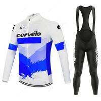 Cervelo Autumn Cycling Jersey Set Road Bike Clothes Long Sleeve MTB Uniform Bicycle Pants Riding Sport Shirt Maillot Cyclisme