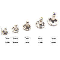 400 Sets Leather Rivets Double Cap Rivet Tubular 4 Colors Metal Studs with Fixing Tools for DIY Leather CraftClothesShoesBag