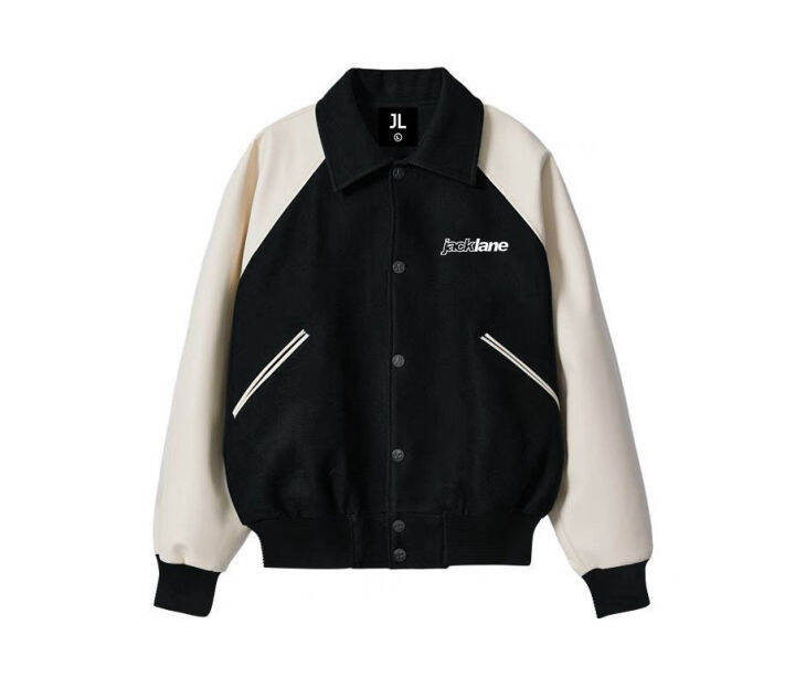 Áo Khoác oversize Varsity Jack Lane, Áo khoác dạ phối da JL, Local Brand JACK LANE | Lazada.vn Áo Khoác Oversize Varsity Jack Lane, Áo Khoác Dạ Phối Da Jl, Local Brand Jack Lane | Lazada.Vn