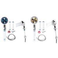 High Pressure Shower Head, Detachable Shower Head, 360° Rotating Vortex Shower Head with Upgrade Switch Button