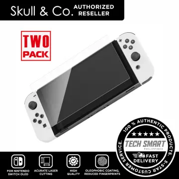 Spigen Tempered Glass Screen Protector [GlasTR EZ FIT] designed for  Nintendo Switch (OLED model) - 2 Pack