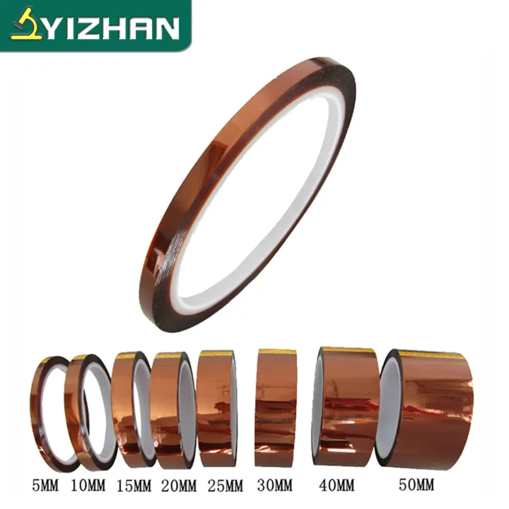 Original Fast Send 5mm 50mm Gold Adhesive Tape For Electronic Industry Kapton Tape BGA High