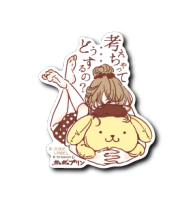 [Sanrio] Pompompurin - Japanese high-quality sticker