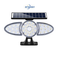 Solar Outdoor Garden Sensor Wall Lamps Adjustable Spot lights Yard Street LED Highlight Ground Plug ZFWDSY Solar Gate Lighting