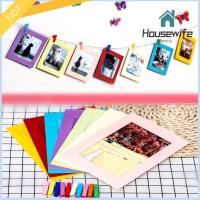 HOUSEWIFE SPACE 50Pcs 4x6ค่ะลูกค้า กรอบรูปทำจากกระดาษ สี่เหลี่ยมผืนผ้าทรงสี่เหลี่ยม ที่แขวนแสดงรูปภาพ ของใหม่ ชุดแขวนภาพ บ้านในบ้าน