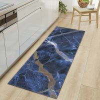 Marble Kitchen Foot Mat Home Entrance Doormat Living Room Children Bedroom Decor Floor Carpet Hallway Bathroom Door Non-Slip Rug