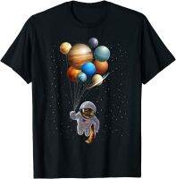 Astronavt Cat In Holding Creative Men Loose Cool Japanese T shirt Casual Summer Funny Tshirt Tee Homme Men Clothes XS-6XL