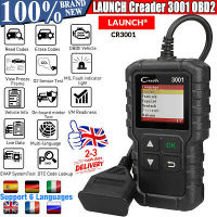 LAUNCH เปิดตัว X431 CR3001 OBD2เครื่องสแกนเนอร์รองรับ OBD II/EOBD Creader 3001 รถเครื่องทดสอบแบตเตอรี่วินิจฉัยรถเครื่องมือแบตเตอรี่สำหรับยานยนต์เครื่องวิเคราะห์ด้วย