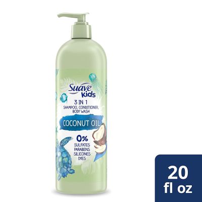 Suave Kids 100% Natural Coconut Oil 3-in-1 Shampoo, Conditioner, & Body Wash - 20 fl oz ราคา 450 บาท