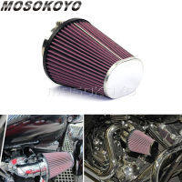 Universal 62มม. High Flow Air Filter Element รูปไข่เรียว RC-3680 Air Cleaner Intake สำหรับ Harley Honda Custom Dyna XL