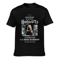 เสื้อยืด พิมพ์ลาย Never Receive To Hogwards Harry Porter My Hero Academia สําหรับผู้ชาย  PZRU