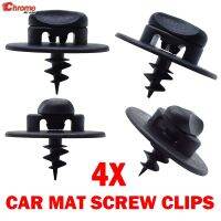 【YF】 4X Oval Hole Ring Screw Buckle Clamp Toggle Grip Floor Mat Clips Carpet Fixing Turn Twist Lock For VW Audi Skoda Seat Cars