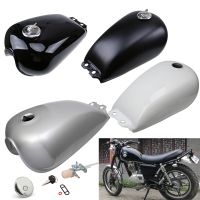 54632aj 9L 2.4 Gal Universal Cafe Racer Motorcycle Gas Fuel Tank Retro Vintage with Oil Tank Cap Cover For Suzuki GN125 GN250 All Model