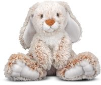 Melissa Doug Burrow Bunny Teddy Teddy Bear Soft Toys for Girls Cuddly Toy Rabbit Teddy Stuffed Animal Cuddly Toys for Girls