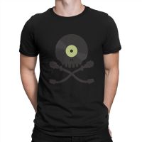 Funny Vinyl Till Death T-Shirt Men Round Collar T Shirt Skulls Rock Short Sleeve Tees Adult Tops 4XL 5XL 6XL