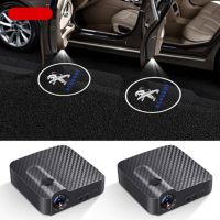 1/2Pcs HD Wireless Led Car Door Welcome Laser Projector Logo Ghost Shadow Night Light Universal Coutesy Lamp Car Accessories Bulbs  LEDs HIDs