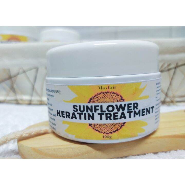 Mayfair Sunflower Keratin Hair Treatment 100g healthy shiny repair