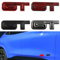 3D สติกเกอร์โลหะ GT Logo สติ๊กเกอร์สำหรับ Ford Mach-E Trunk Fender แผ่นป้าย GT ป้ายรถสติกเกอร์ตกแต่งรถ Mach E