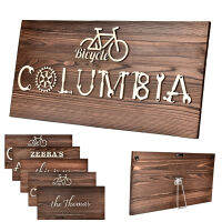 Custom Wooden Doorplate Shop Bar Plaque Engraved Garden Sign Club Decorative Card Personalized Wood Home Decor Dropshipping OEM