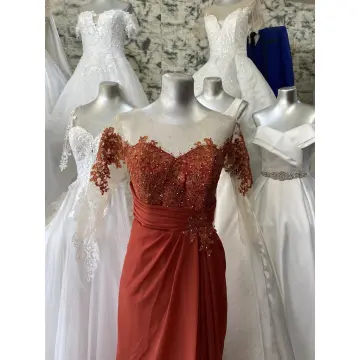 Amazon.com: WWDZ Women's Dresses Ruffle Hem Puff Sleeve Dress Dresses for  Women (Color : Rust Brown, Size : Medium) : Clothing, Shoes & Jewelry