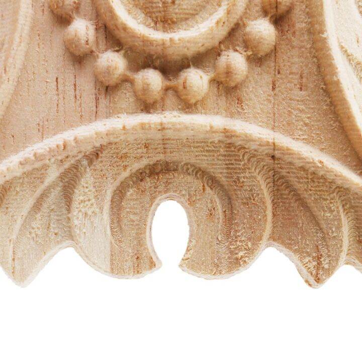 vintage-unpainted-wood-carved-corner-onlay-applique-frame-background-home-furniture-wall-cabinet-door-decor-decoration