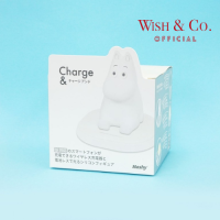 Hashy charge Moomin โคมไฟซิลิโคนพร้อมที่ชารจ์โทรศัพท์