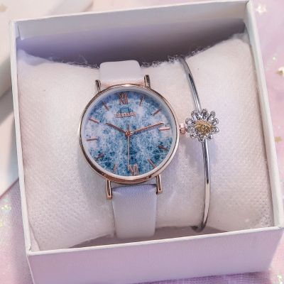 【Hot Sale】 2021 new online celebrity watch female student Korean version simple temperament high-end feeling Mori girls college style literature and art
