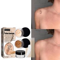 Tattoo Concealer Waterproof Makeup Skin Acne Birthmarks Marks Freckles Scars Cover Concealer For Tattooing Cover 2 Colored Toned