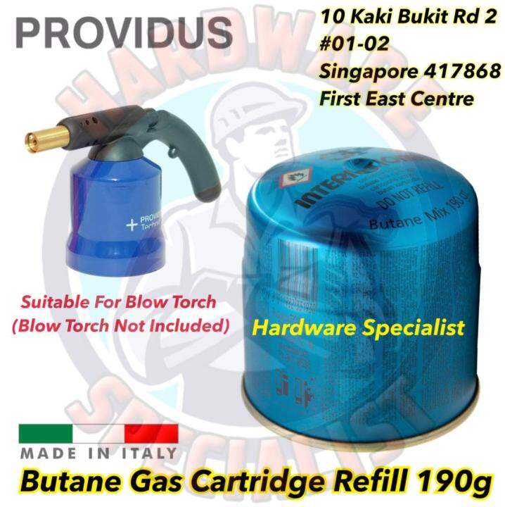 Providus Butane Gas Canister Refill 190g (1 Can) Made In Italy Lazada