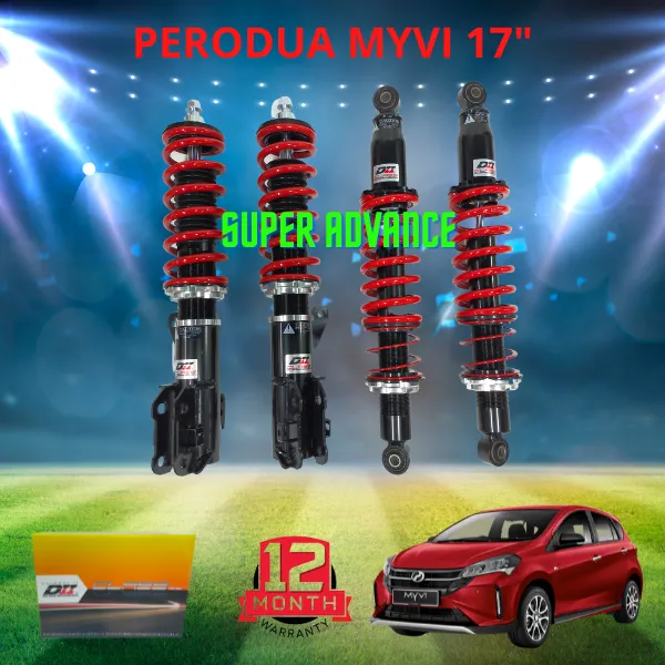 Perodua Myvi Dvvti 17" (BOLEH SERVICE ) DII Adjustable Absorber hi low