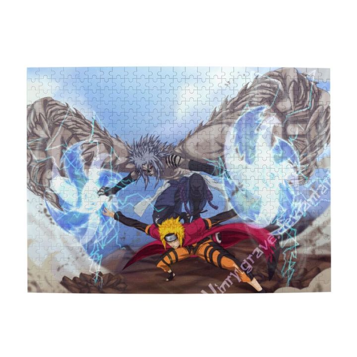 naruto-spiraling-thunderstorm-shuriken-wooden-jigsaw-puzzle-500-pieces-educational-toy-painting-art-decor-decompression-toys-500pcs