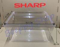 กล่องใส่ผักในตู้เย็น กล่องผัก กล่องแช่ผัก ตู้เย็น Sharp ชาร์ป รุ่น SJ-P46S/P50S/D46N/D49N/P47N/P51N ของแท้