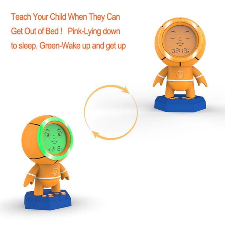 alarm-clock-cute-electronic-clock-static-alarm-clock-projection-basketball-alarm-clock-children-sleep-training