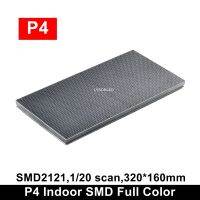 P4โมดูล Smd สีเต็มจอแสดงผลแอลอีดีภายในอาคารขนาด320X160มม. โมดูลาร์สัญญาณอิเล็กทรอนิกส์ภายใน